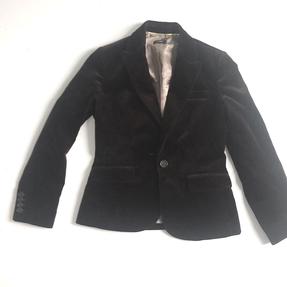 Jcrew velvet blazer